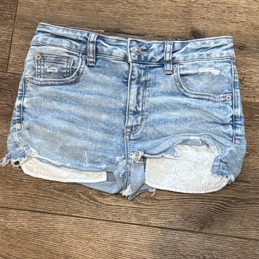 American‎ Eagle hi rise shortie 2